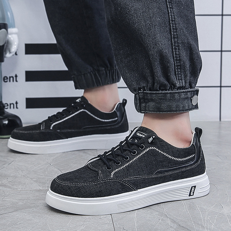 Men Shoes Essentials - Men's Linen Canvas Casual Sneakers New