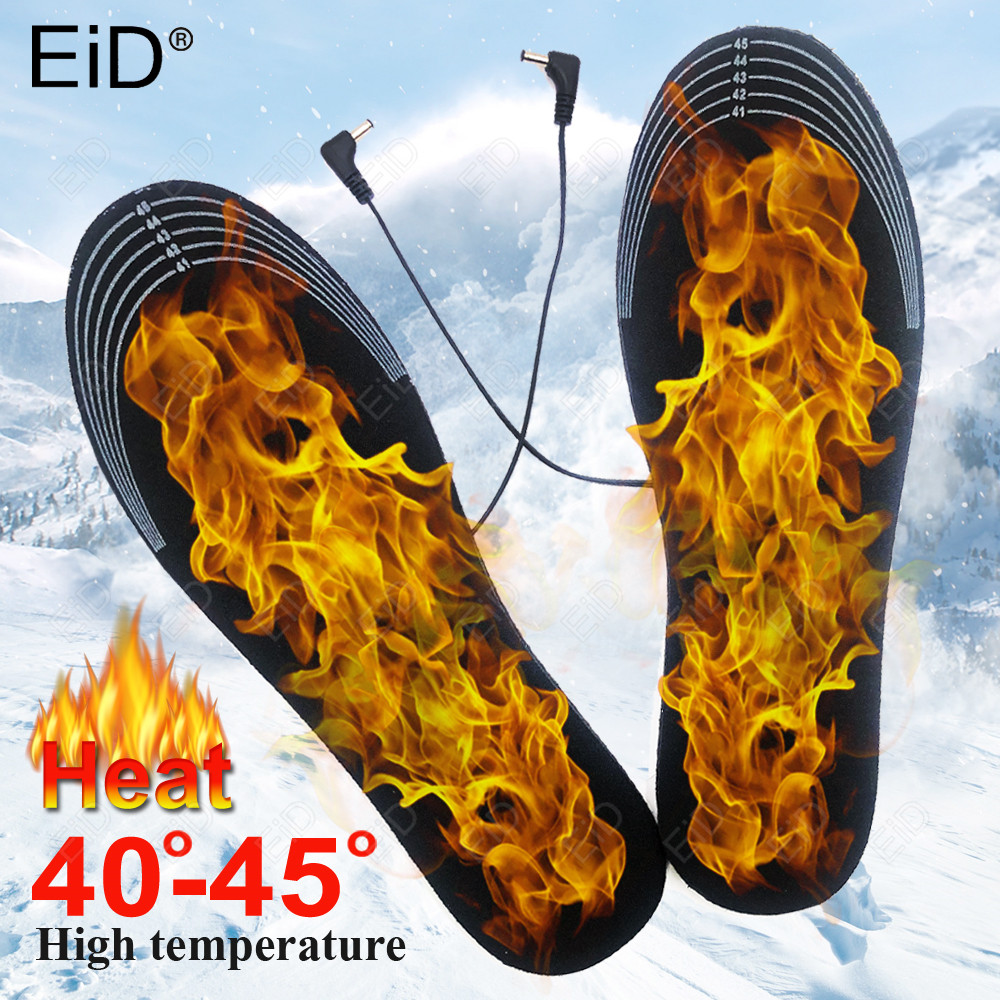 Men Shoes Eid - USB Heating Insoles Feet Winter Warm