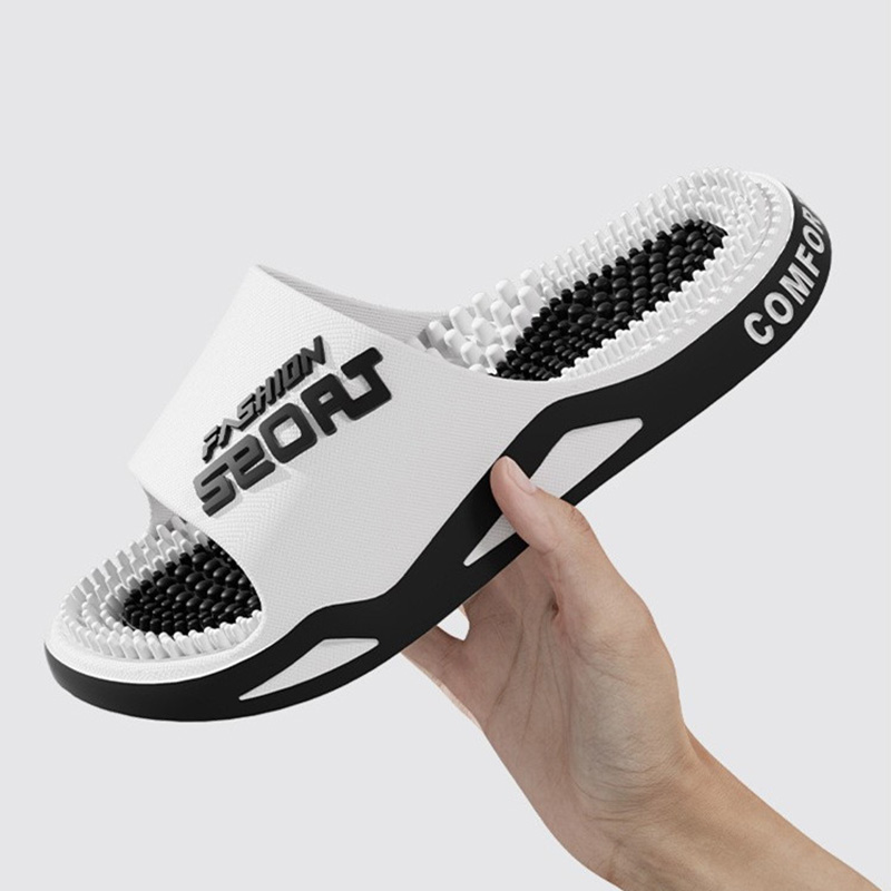 Men Shoes Ecco - New Men Slippers Massage Slipper Summer