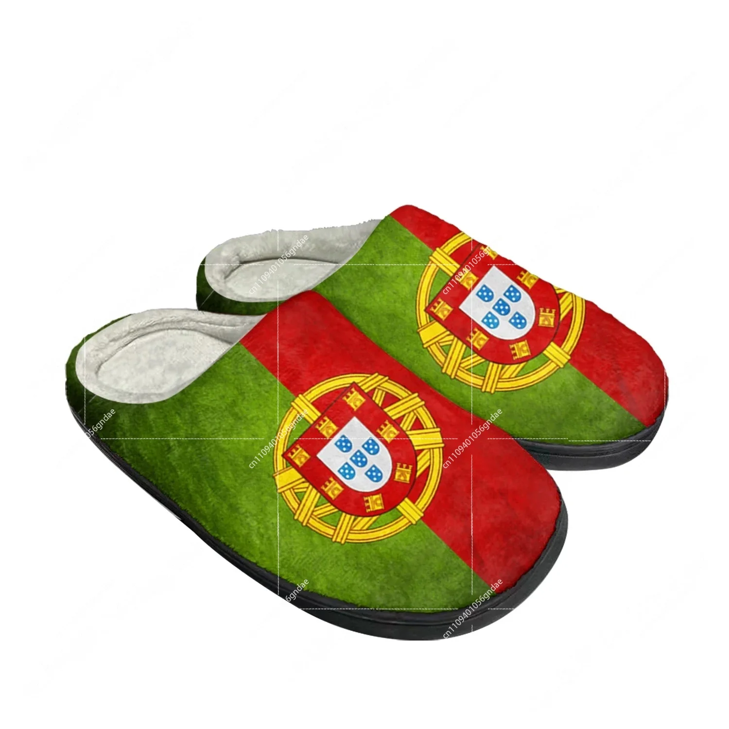 Men Shoes Ecco - Portugal Flag Home Cotton Custom Slippers
