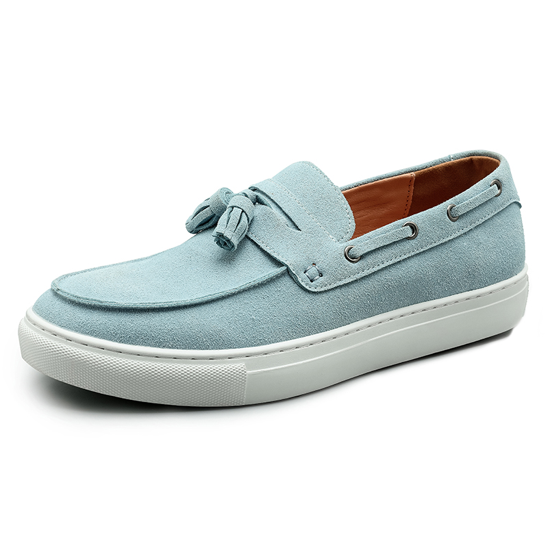 Men'S Shoes Qn - Classic Men's Suede Leather Tassel Loafers