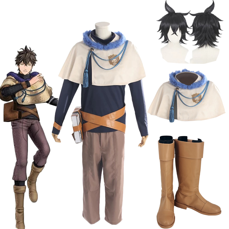 Men Shoes Japan - Anime Yuno Grinbellor Cosplay Costumes Uniform