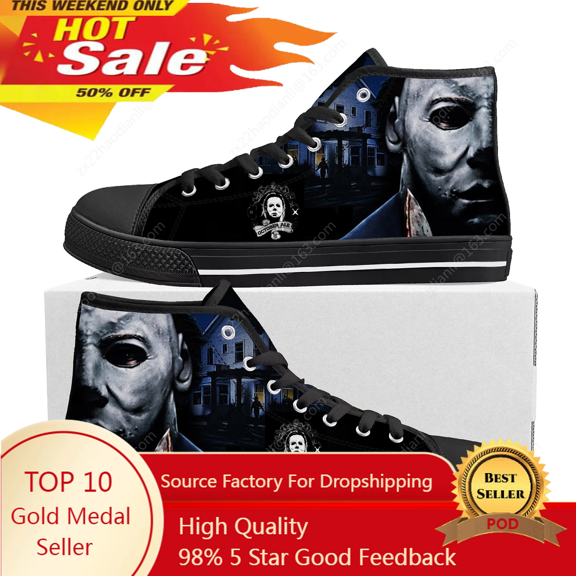 Men Shoes Myer - Michael Myers High Top Quality Sneakers