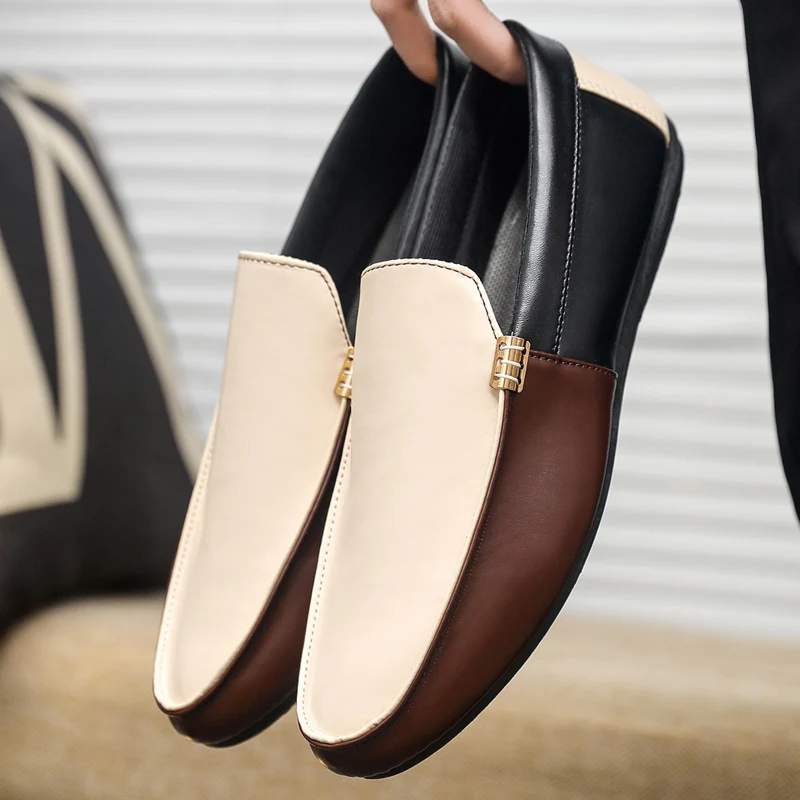 Men'S Shoes Qn - Fashion Leather Loafers For Men Flat