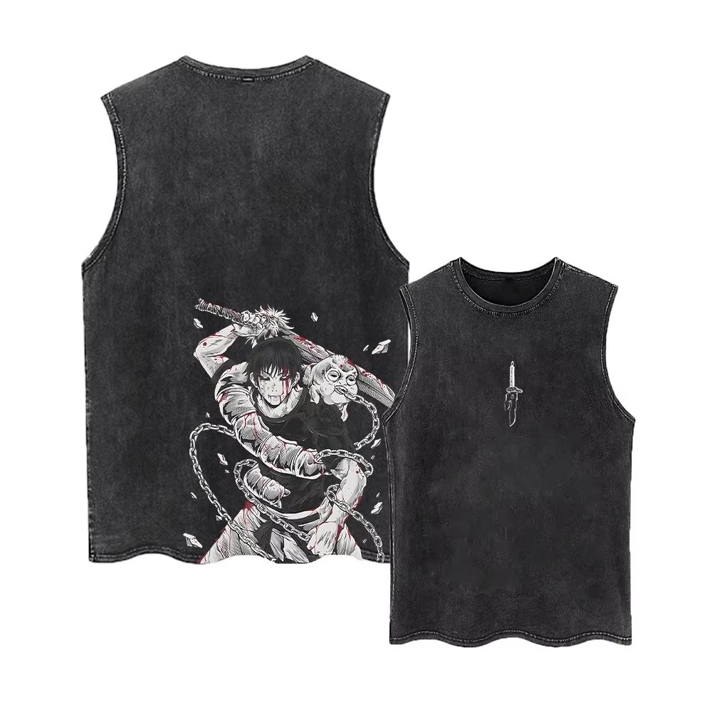 Men Shoes Japan - 2026 Jujutsu Kaisen Summer Gym Vest