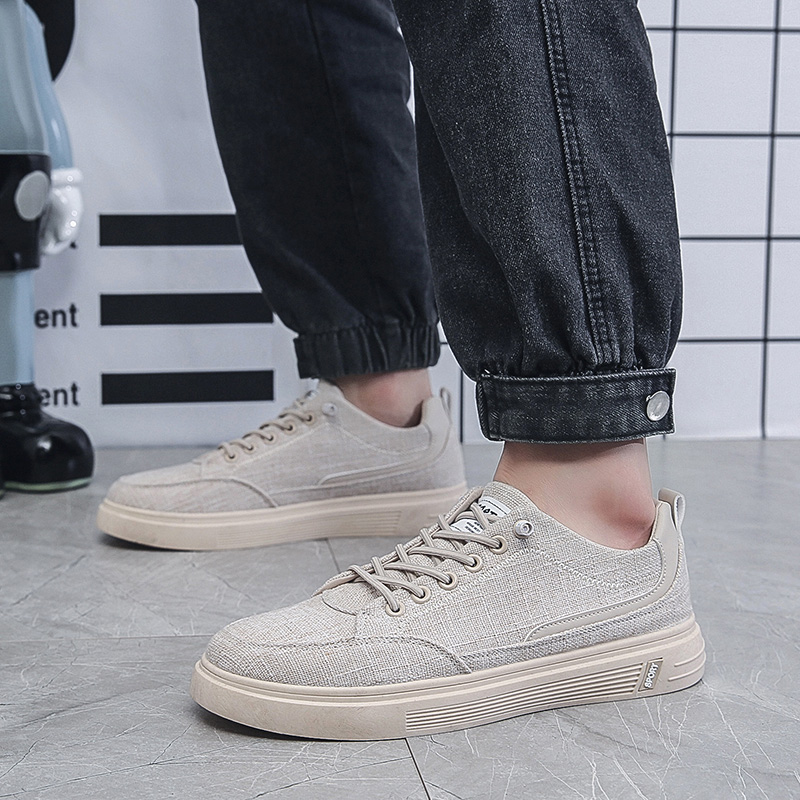 Men's Linen Canvas Casual Snea - Men Shoes Essentials 评论和价格