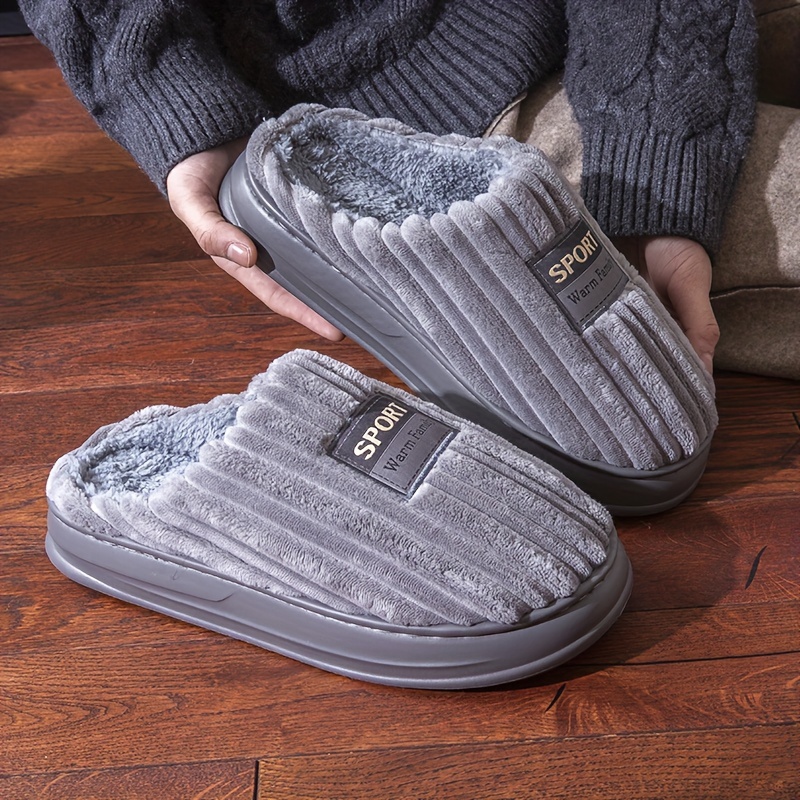 Men Winter Slippers Plus Size  - Men Shoes Essentials 评论和价格