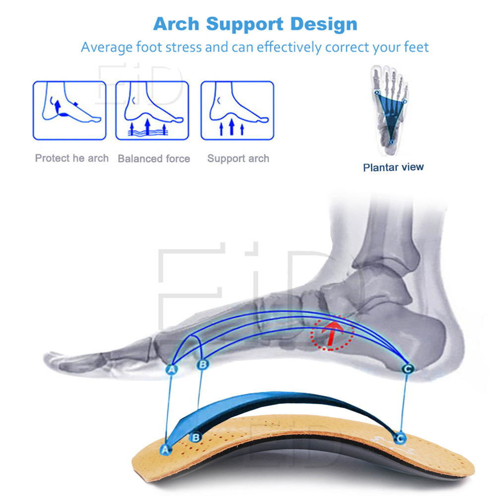 Leather orthotic Insoles OX Le - Men Shoes Eid 评论和价格