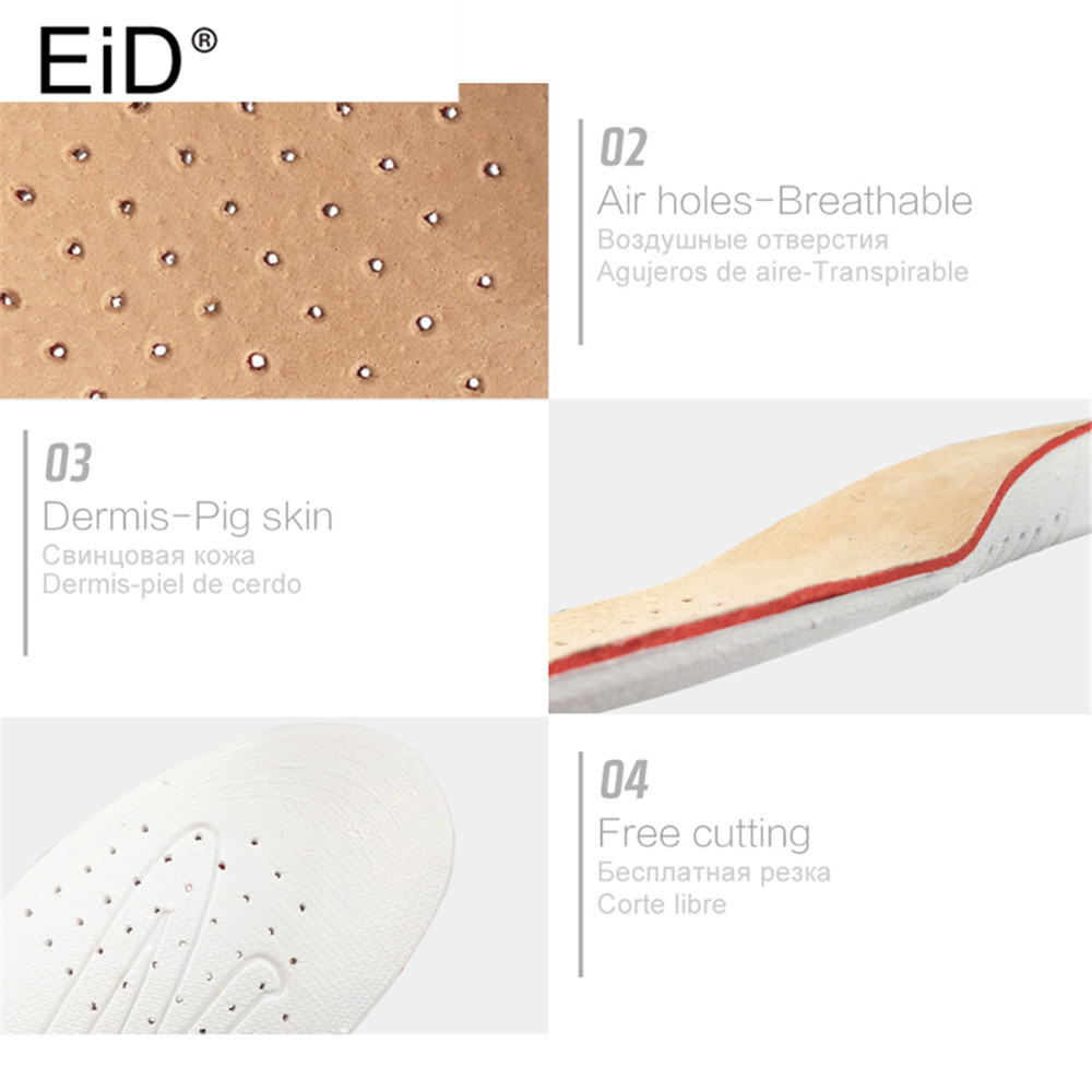 Genuine Leather Insoles Taller - Men Shoes Eid 评论和价格