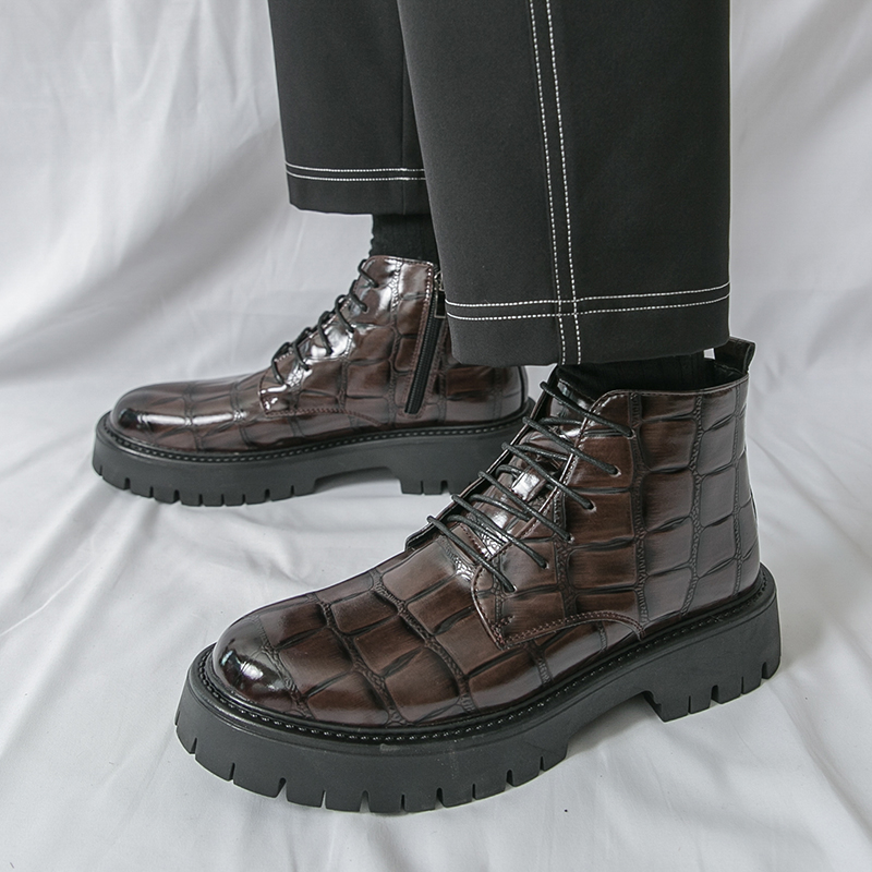 Autumn Fashion Brand Men Croco - Men'S Shoes Quality Brands 评论和价格