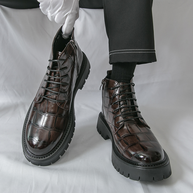 Autumn Fashion Brand Men Croco - Men'S Shoes Quality Brands 评论和价格