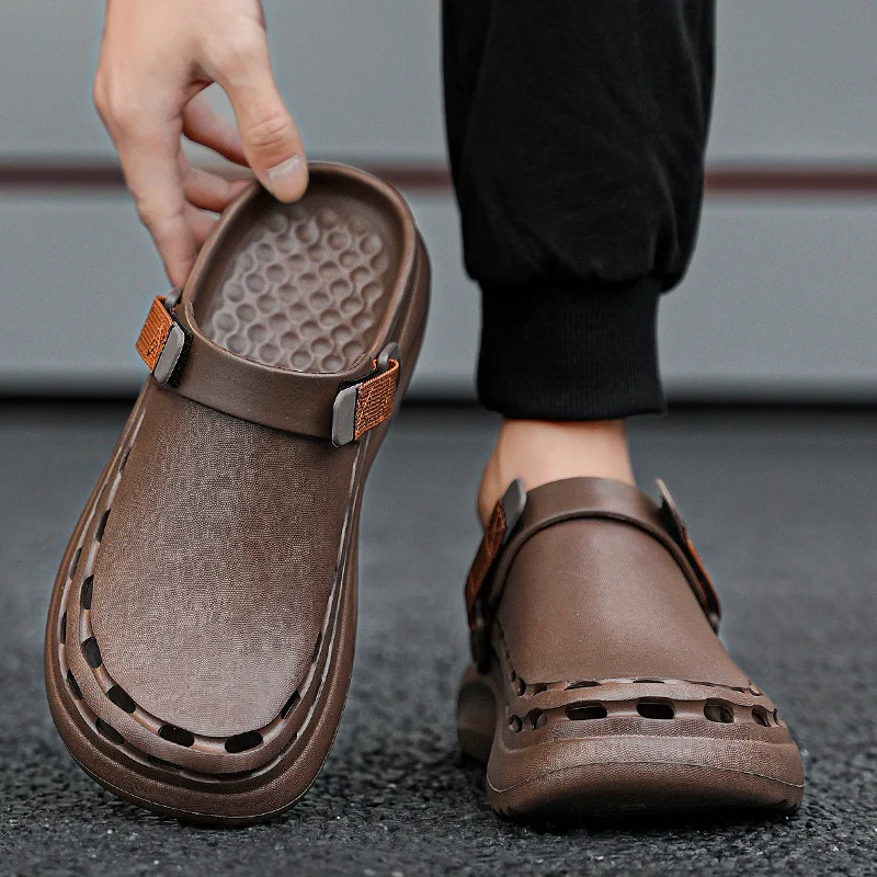 Quick-Dry EVA Solid Color Mens - Men Shoes Essentials 评论和价格