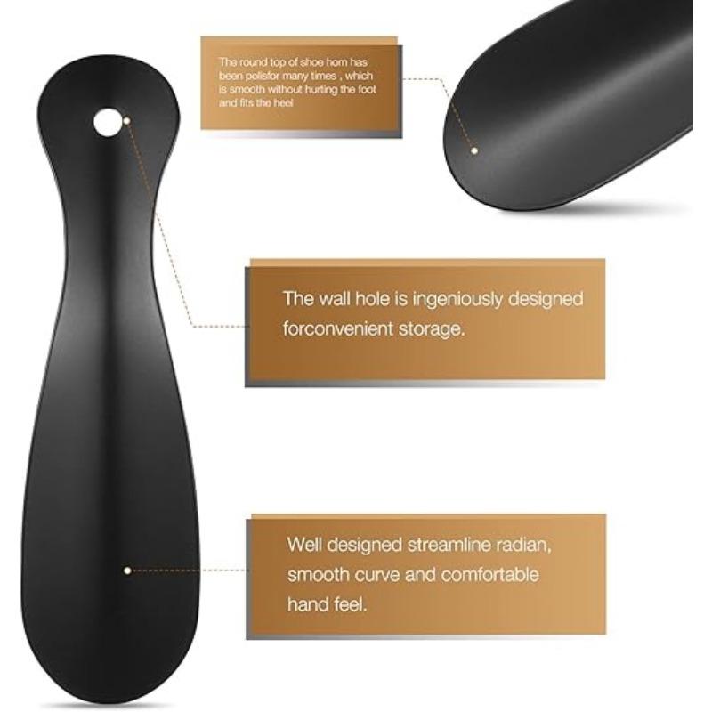 Portable Metal Shoe Horn, Comp - Men Shoes Essentials 评论和价格