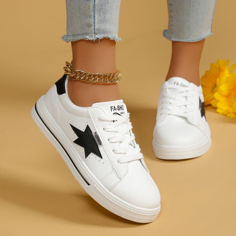 Fashion Spliced Star Decoratio - Casual Sneaker Low 评论和价格