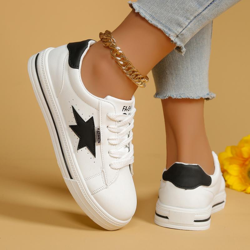 Fashion Spliced Star Decoratio - Casual Sneaker Low 评论和价格