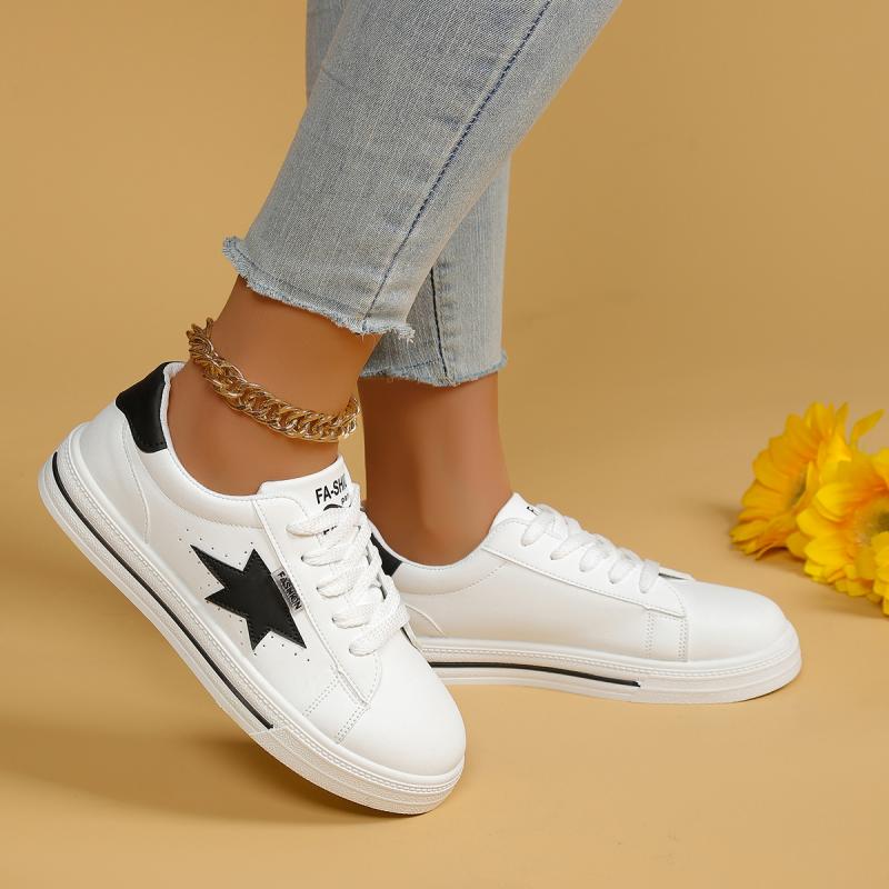 Fashion Spliced Star Decoratio - Casual Sneaker Low 评论和价格