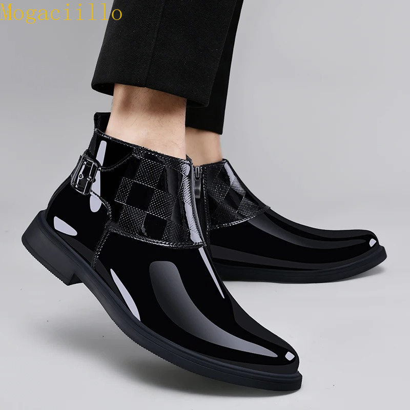 Brand Men's Black Gloss Patent - Men'S Shoes Quality Brands 评论和价格