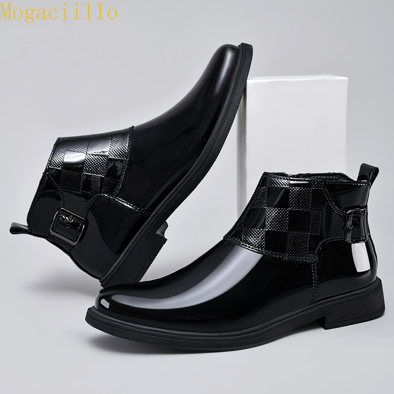 Brand Men's Black Gloss Patent - Men'S Shoes Quality Brands 评论和价格