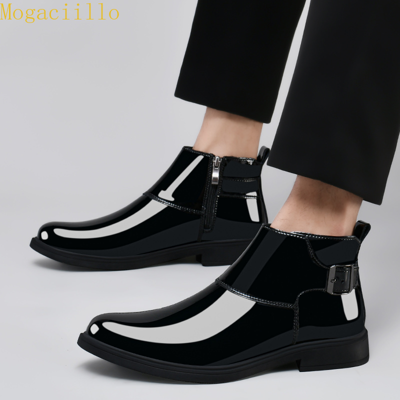 Brand Men's Black Gloss Patent - Men'S Shoes Quality Brands 评论和价格