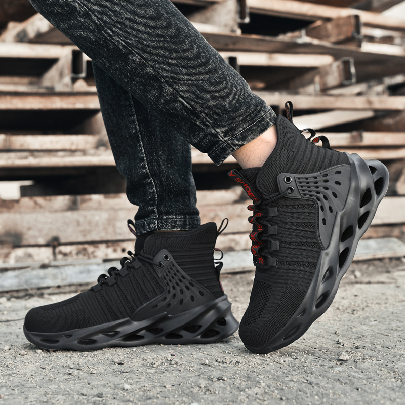 Anti-Crush Piercing Safety Wor - Men Shoes Essentials 评论和价格