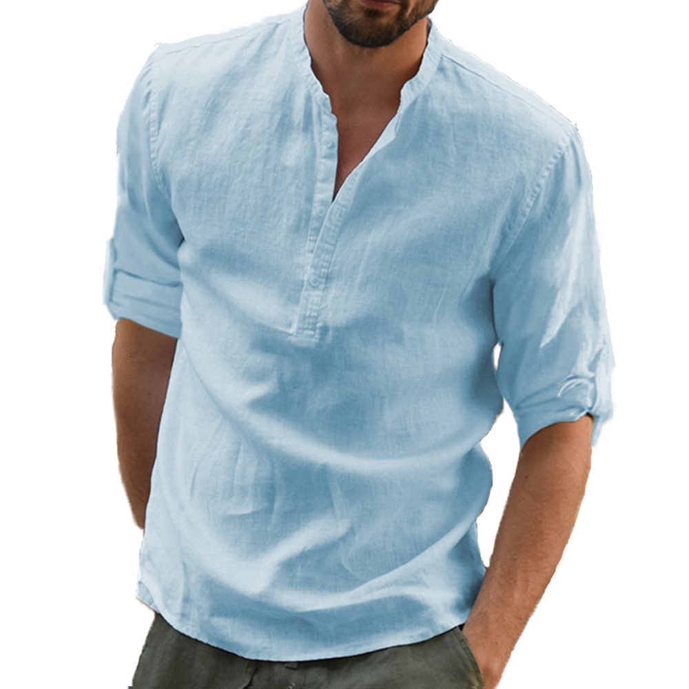 KB New Men's Casual Blouse Cot - Men Shoes Zara 评论和价格